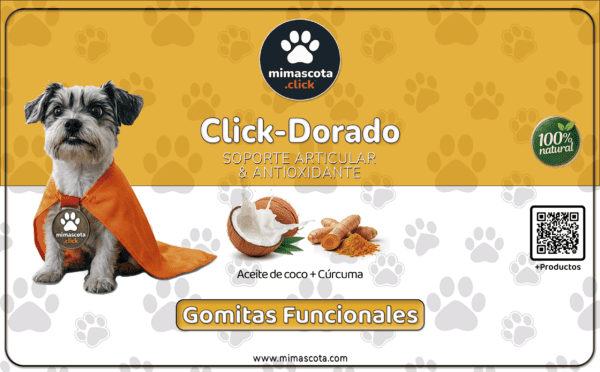 Gomitas Funcionales Click Dorado
